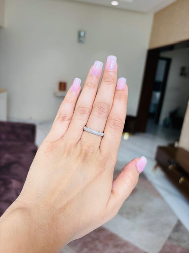 925 Silver Shinning Band Ring